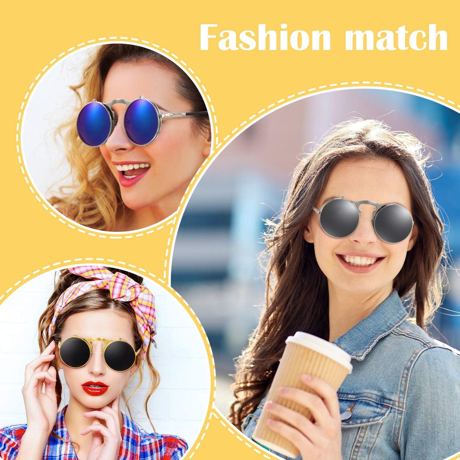 Gafas de Sol Plegables Retro Steampunk Frienda - 3 Colores