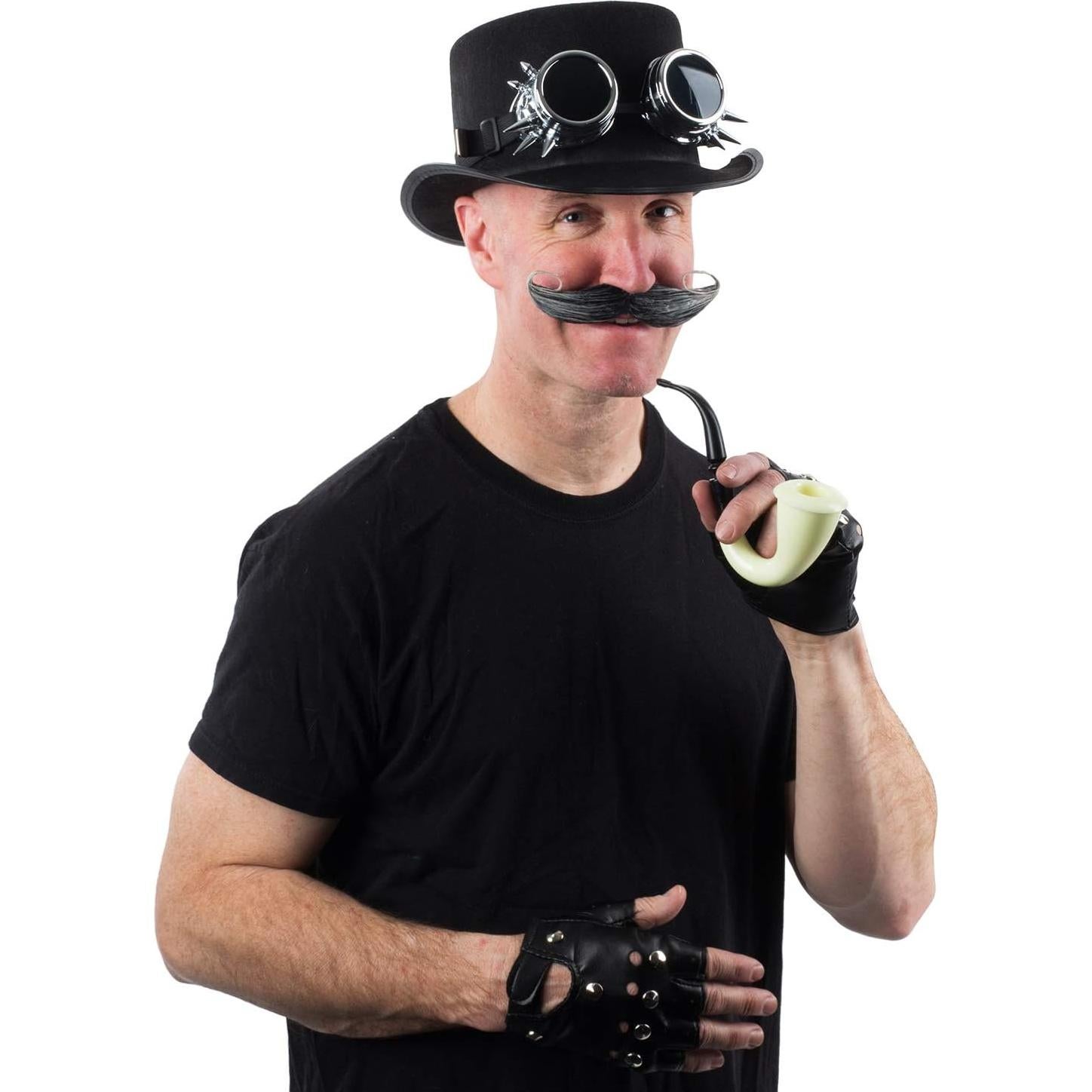 Set de Disfraz Steampunk Tigerdoe - Sombrero y Gafas