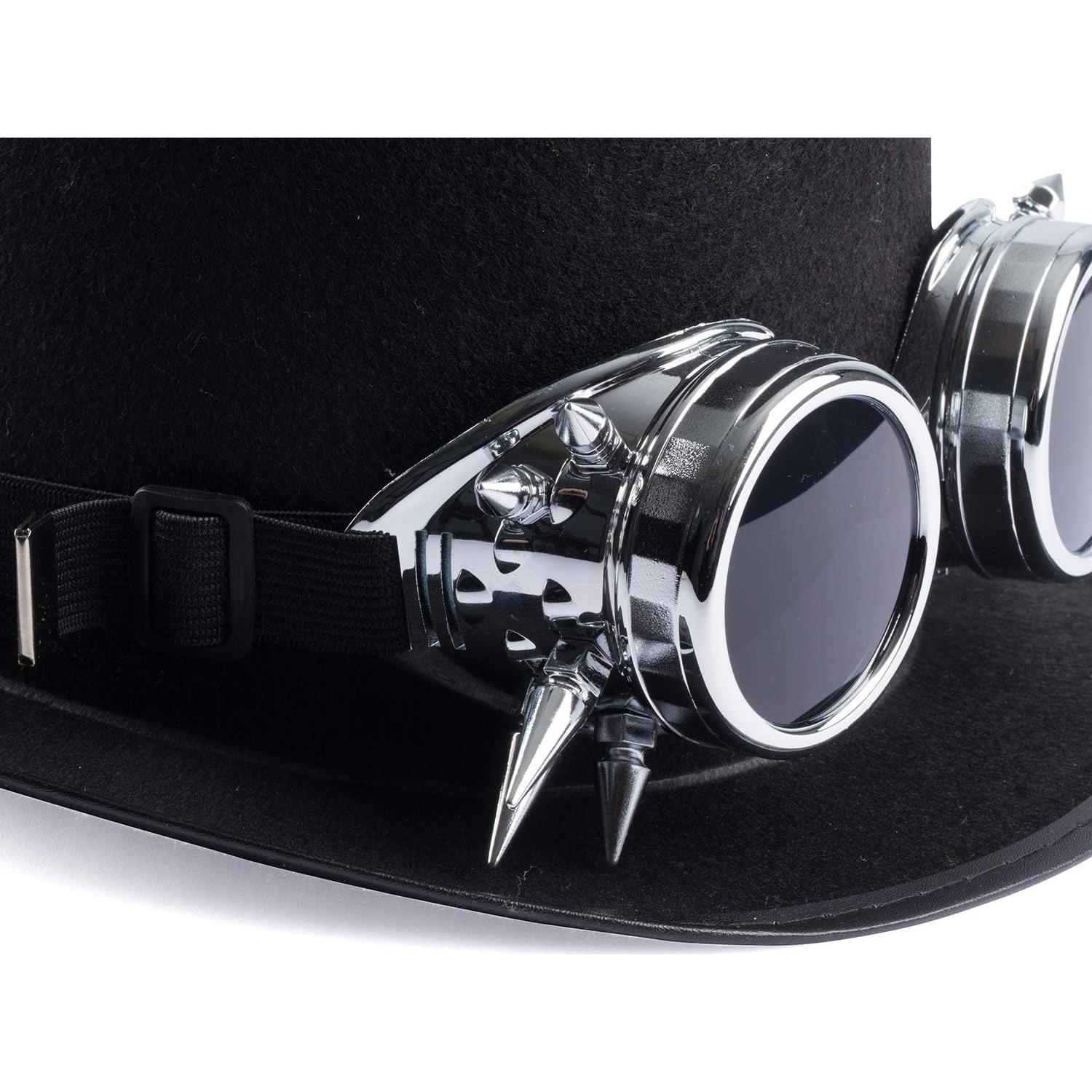 Set de Disfraz Steampunk Tigerdoe - Sombrero y Gafas