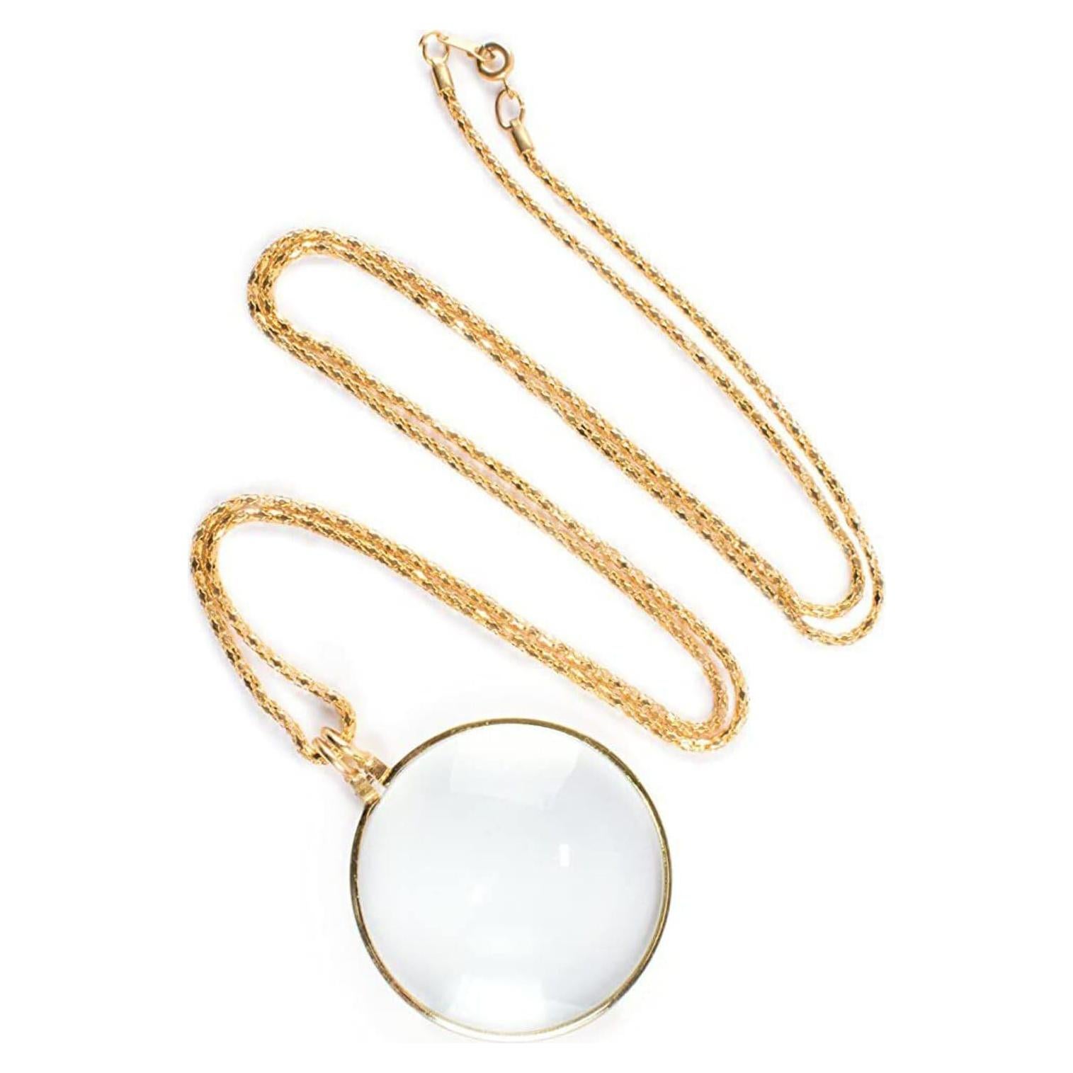 Monóculo de lujo dorado para disfraz steampunk Forum Novelties