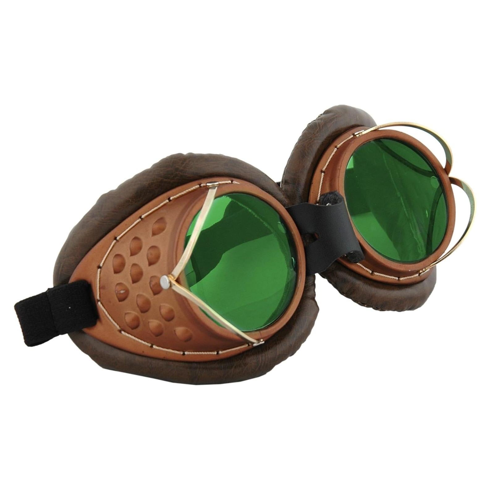 Gafas de Disfraz de Maquinista Elope - Lentes Verdes Tintados