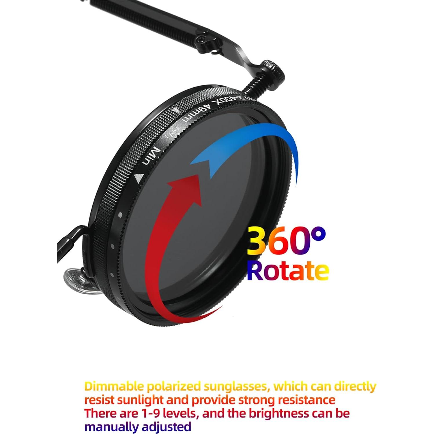 Gafas de sol ajustables JOLLYNOVA retro steampunk polarizadas