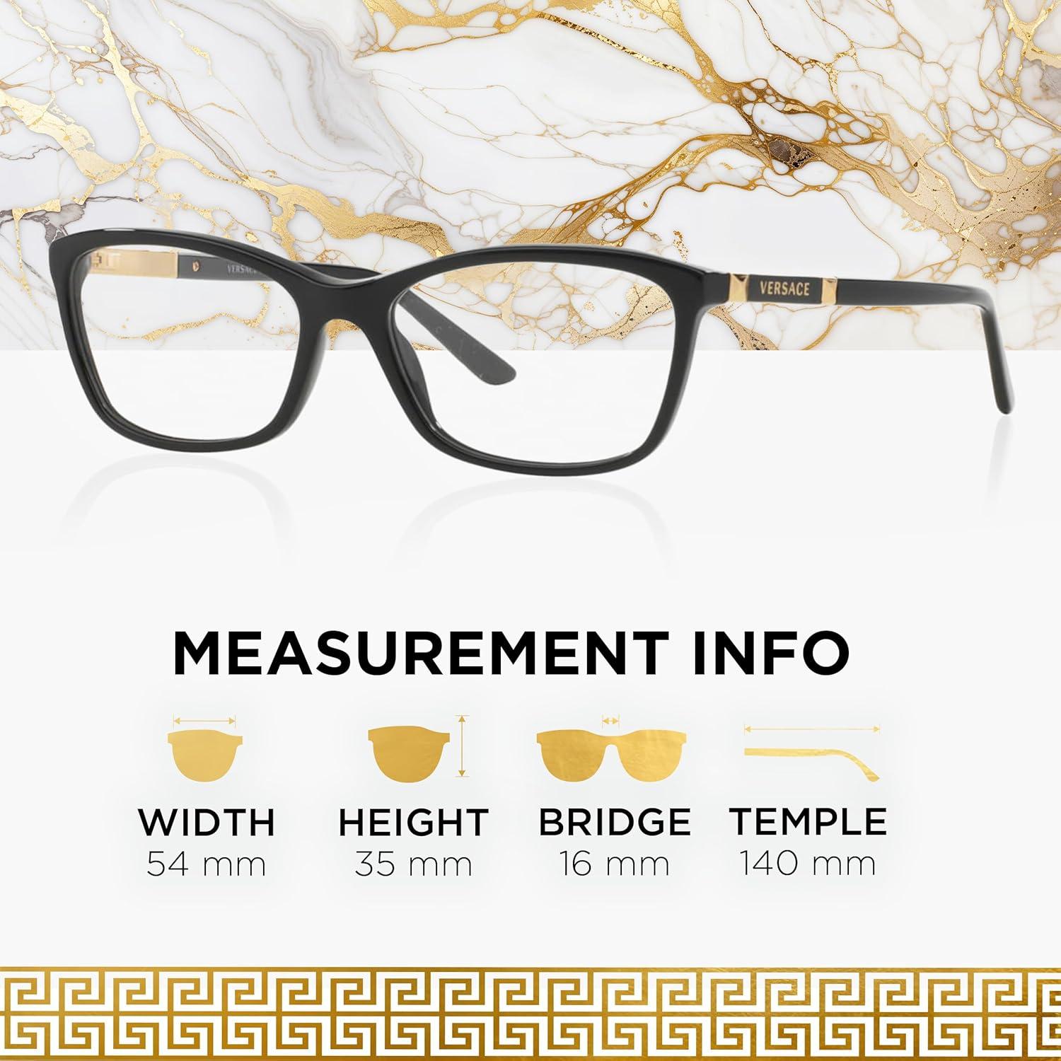 Gafas Versace VE3186 No Polarizadas Mujeres Acetato Mariposa