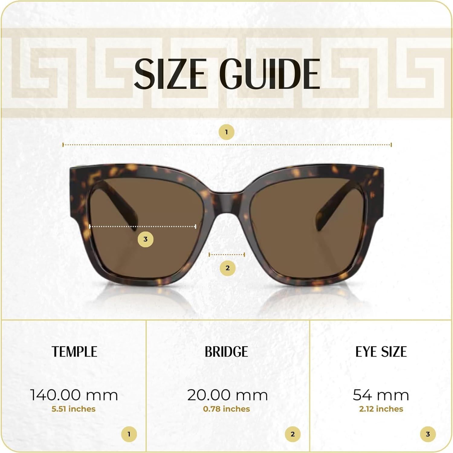 Gafas de sol cuadradas Versace VE4437U para mujer con kit