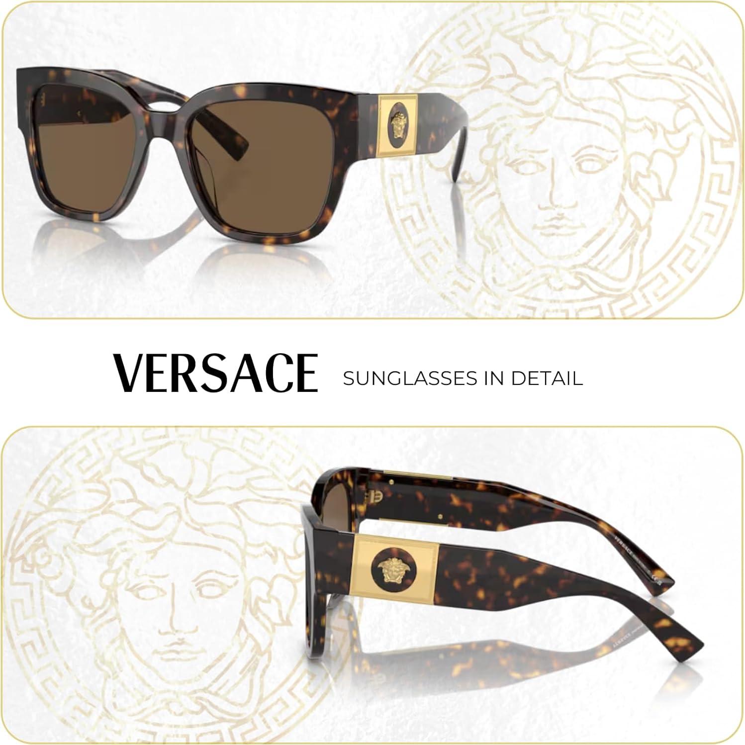 Gafas de sol cuadradas Versace VE4437U para mujer con kit