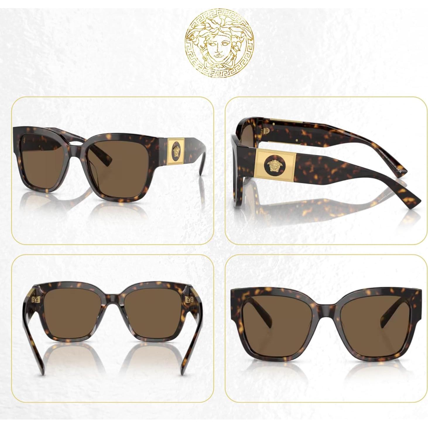 Gafas de sol cuadradas Versace VE4437U para mujer con kit