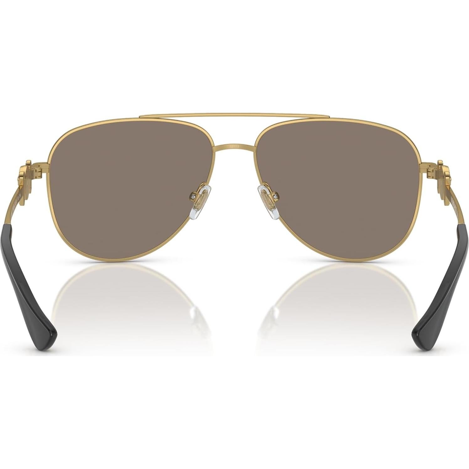 Gafas de sol Versace para niños marco dorado lentes espejo 52mm