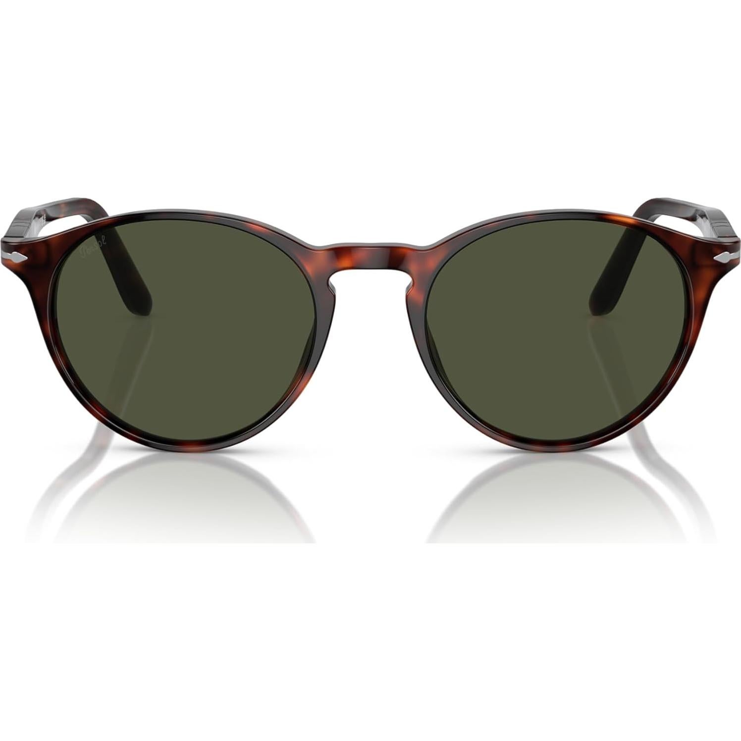Gafas de Sol Redondas Persol PO3092SM Havana Verde 50mm