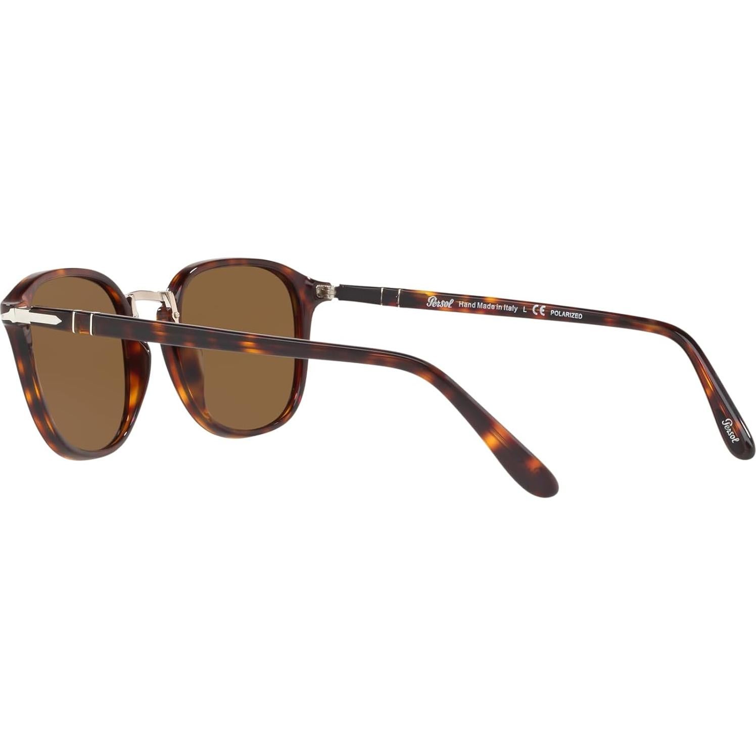 Gafas de Sol Redondas Persol PO3186S Havana 53mm Polarizadas