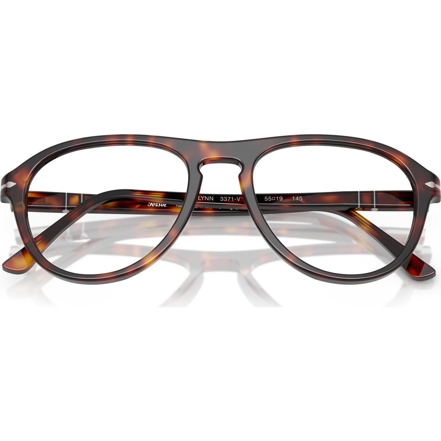 Montura de Gafas de Prescripción Persol PO3371V Lynn Aviador Marrón