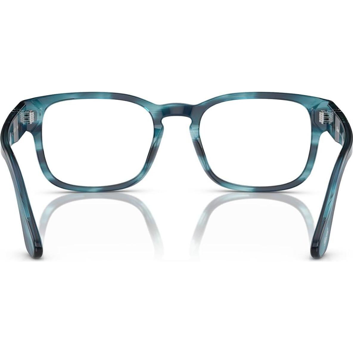 Montura de Gafas Recetadas Redondas Persol PO3334V Azul 51mm