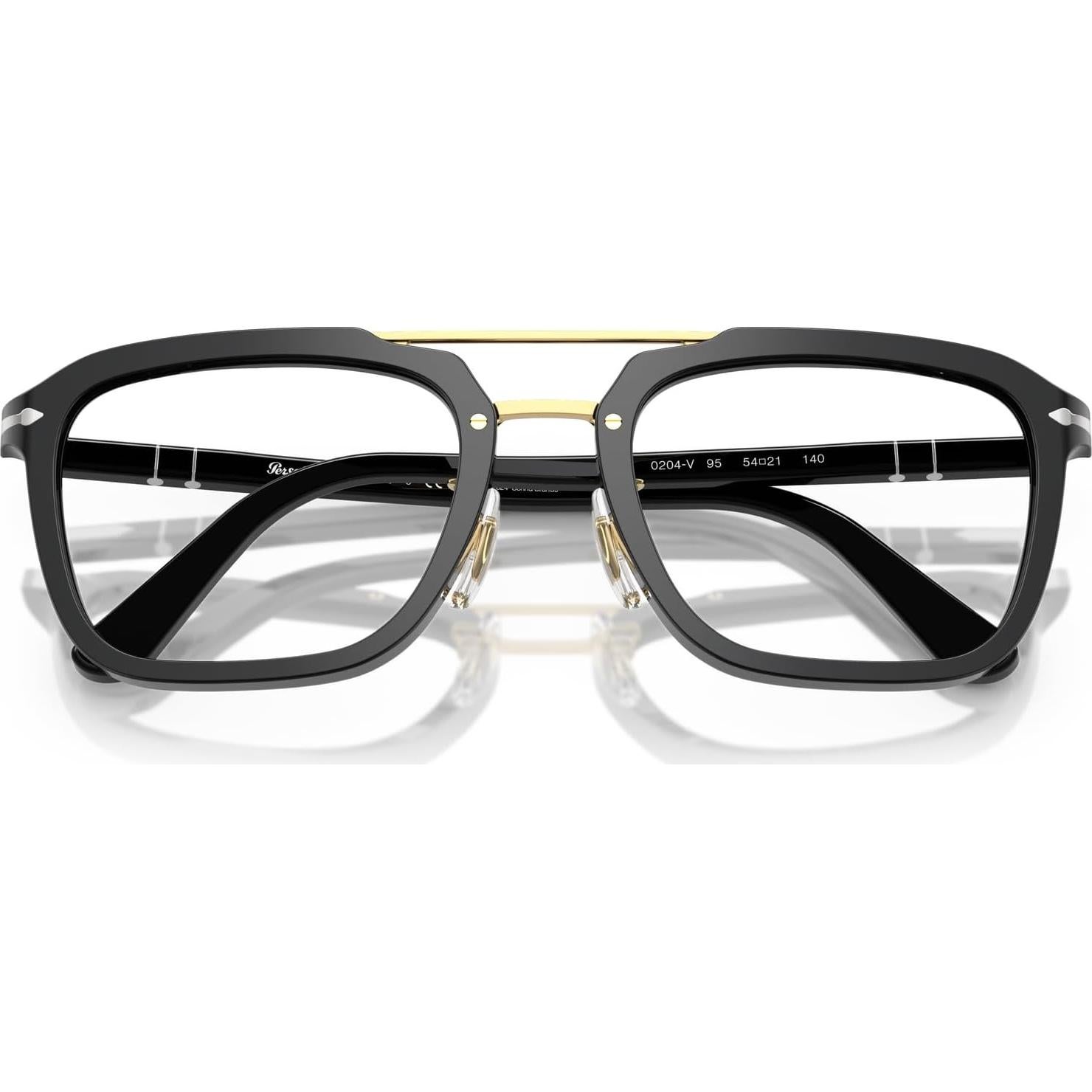 Gafas Recetadas Persol PO0204V Cuadradas Negras 52mm
