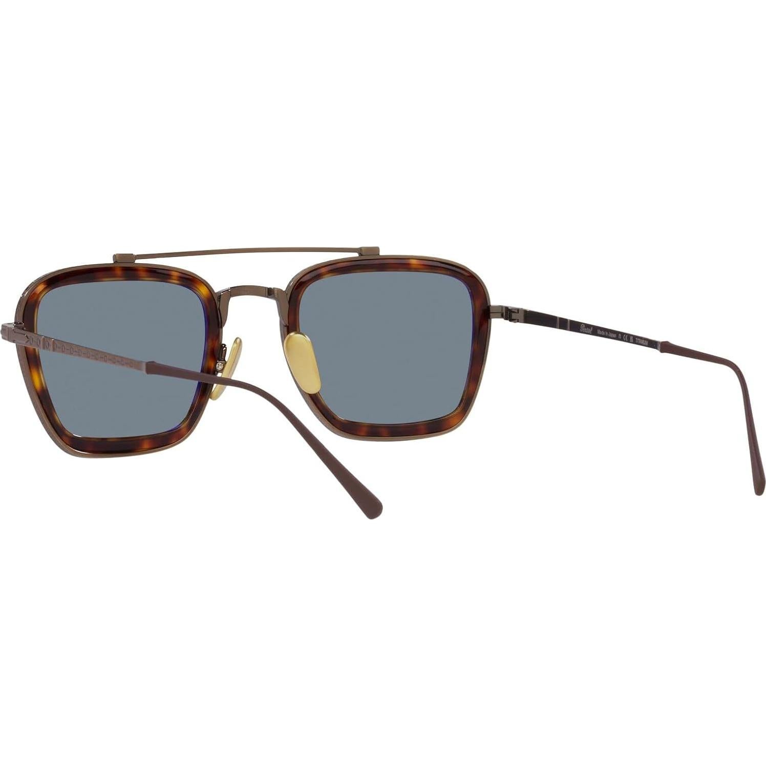 Gafas de sol Persol PO5012ST Piloto Titanio Marrón 49mm