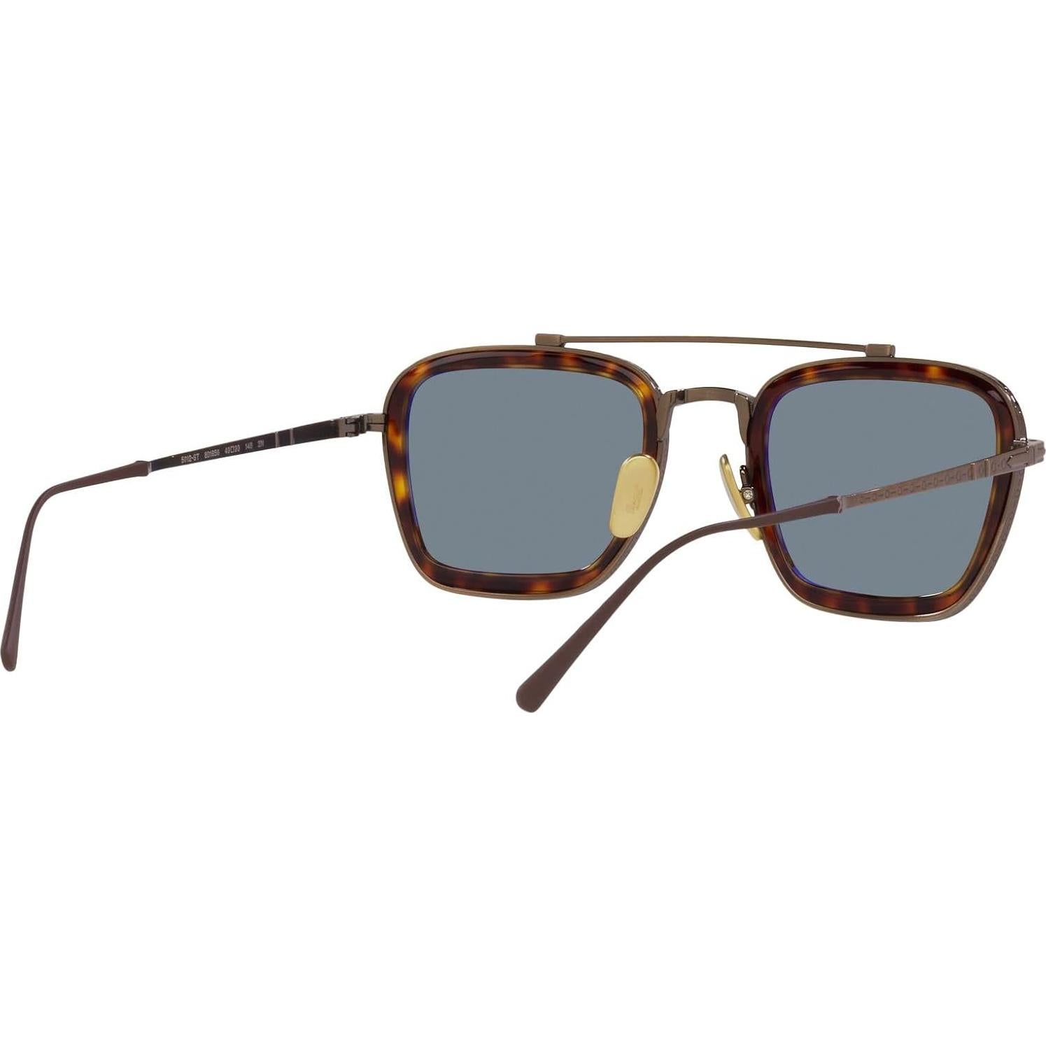 Gafas de sol Persol PO5012ST Piloto Titanio Marrón 49mm