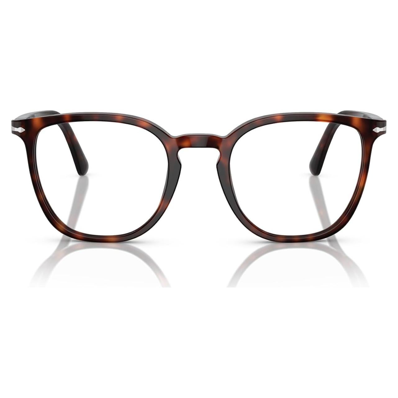 Montura de Gafas Recetadas Redondas Persol PO3338V Havana 52mm
