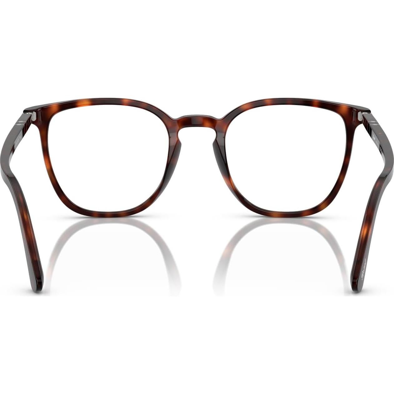 Montura de Gafas Recetadas Redondas Persol PO3338V Havana 52mm