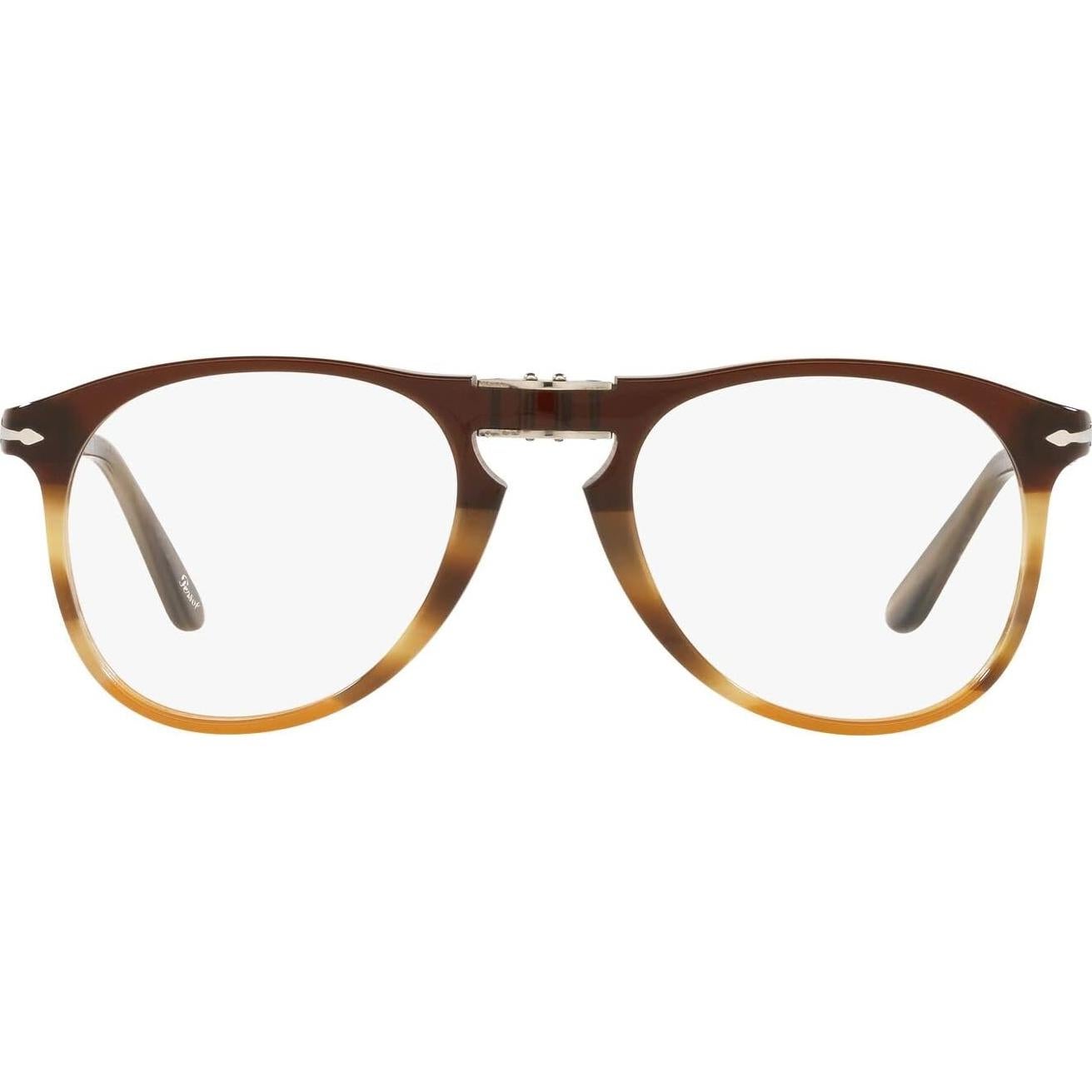 Montura de Gafas de Prescripción para Hombre Persol PO9714VM Marrón Rayas