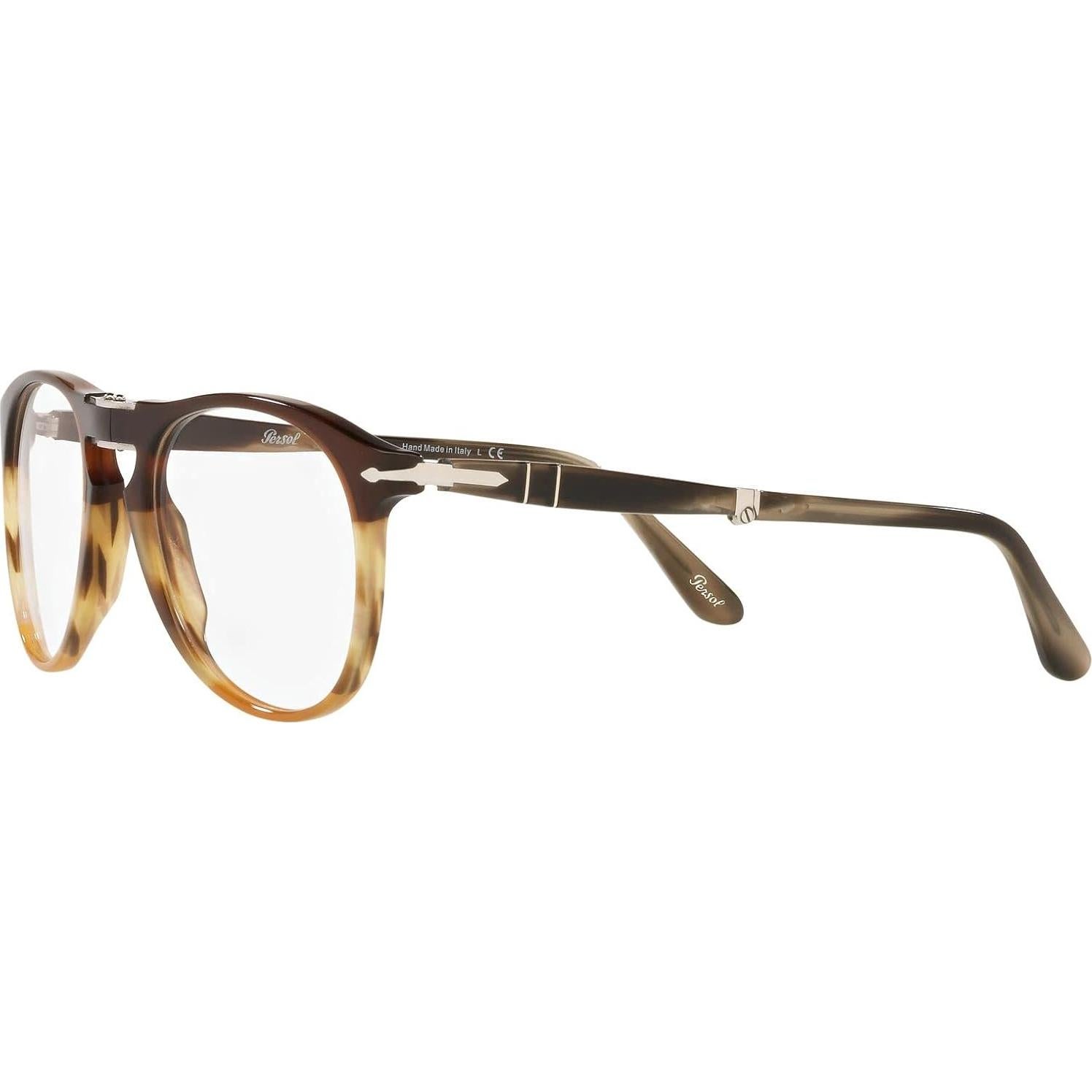 Montura de Gafas de Prescripción para Hombre Persol PO9714VM Marrón Rayas