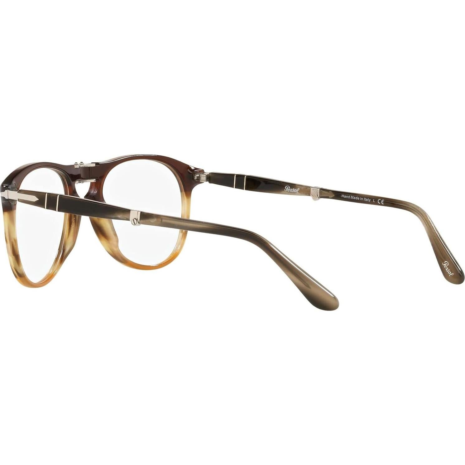 Montura de Gafas de Prescripción para Hombre Persol PO9714VM Marrón Rayas