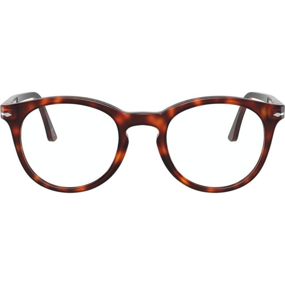 Montura de Gafas Recetadas Redondas Persol PO3259V Habana 48mm