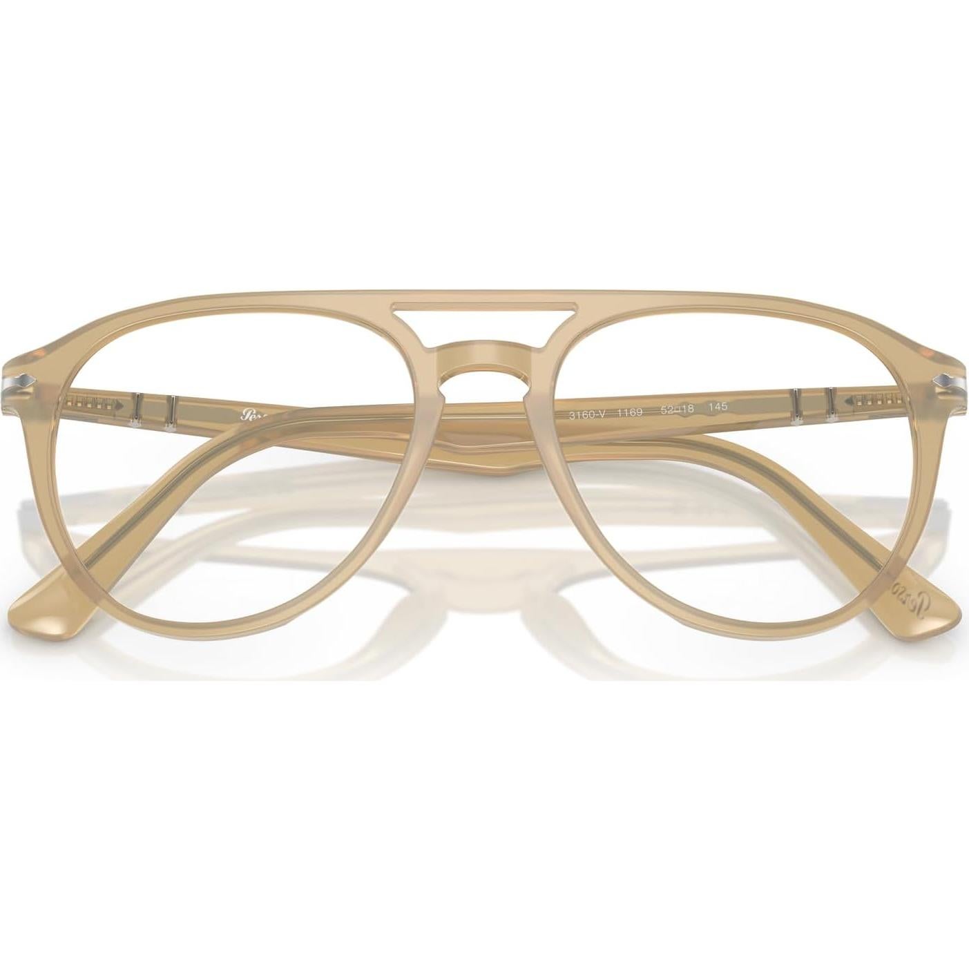 Montura de Gafas de Prescripción para Hombre Persol PO3160V Beige Opal 52mm