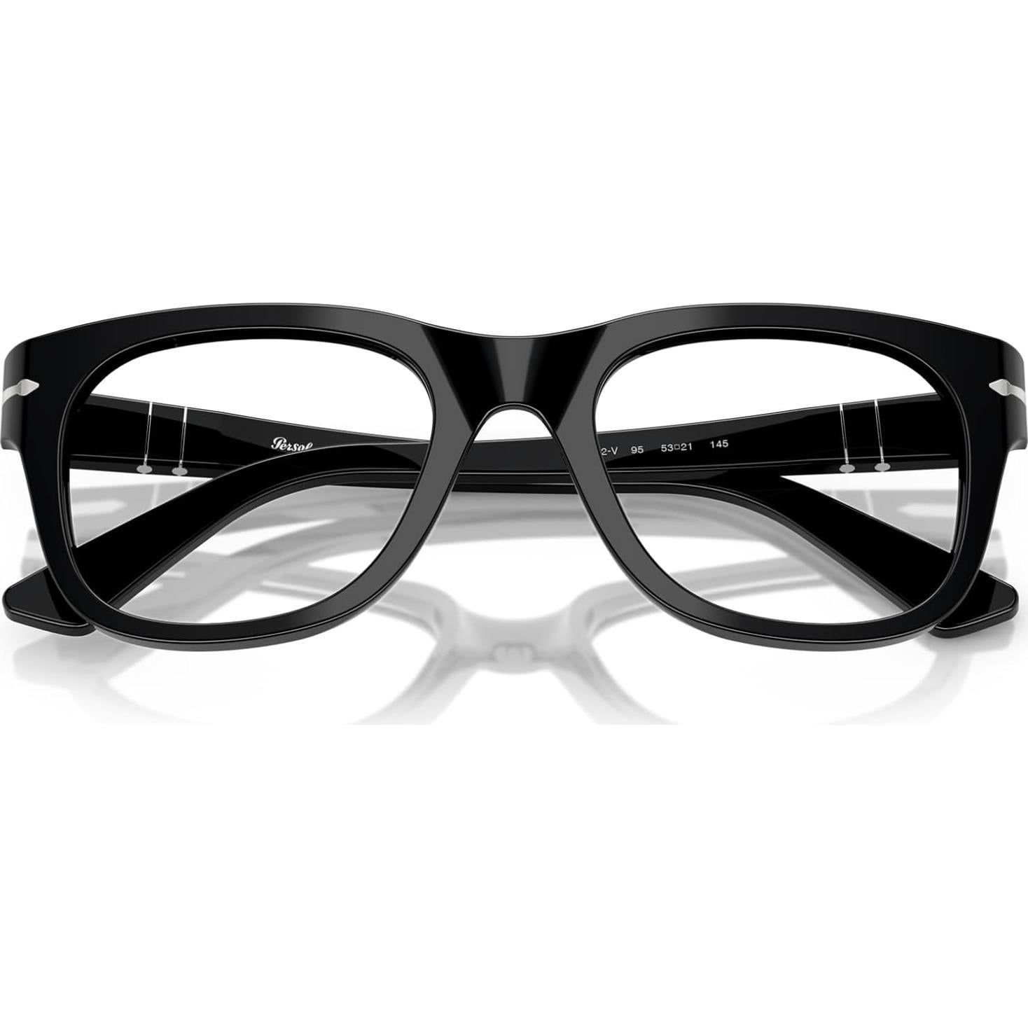 Montura de Gafas Recetadas Persol PO3372V Cuadradas Negras 53mm