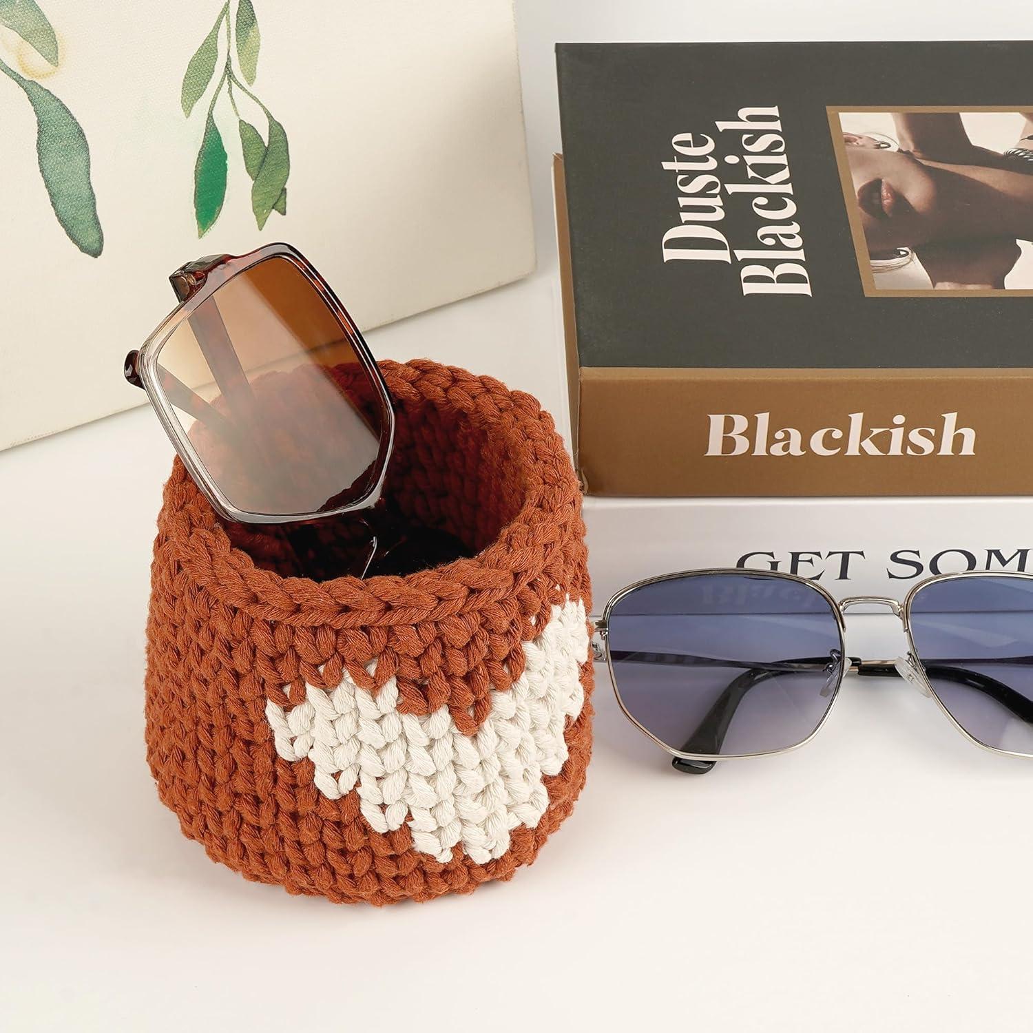 Soporte de Escritorio para Gafas de Sol Linkidea Rojo 10x8x8cm