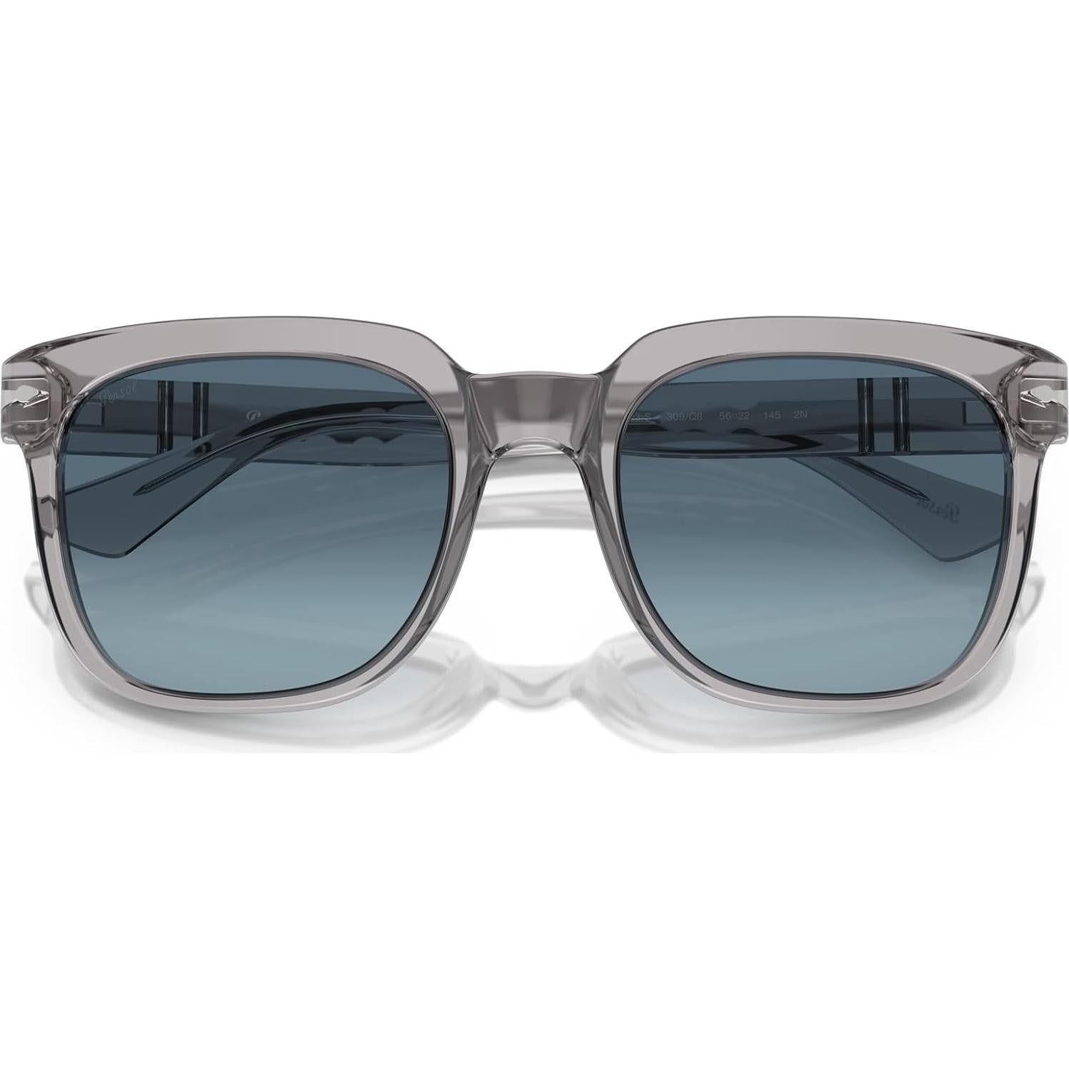 Gafas de sol Persol PO3323S Cuadradas Gris Transparente 56mm