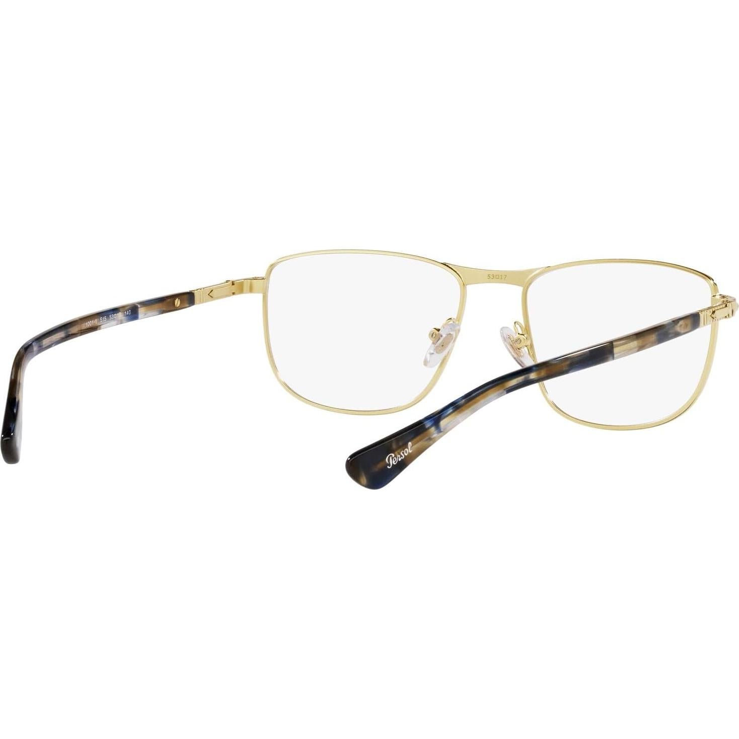 Gafas de Prescripción Persol PO1001V Cuadradas Doradas 55mm