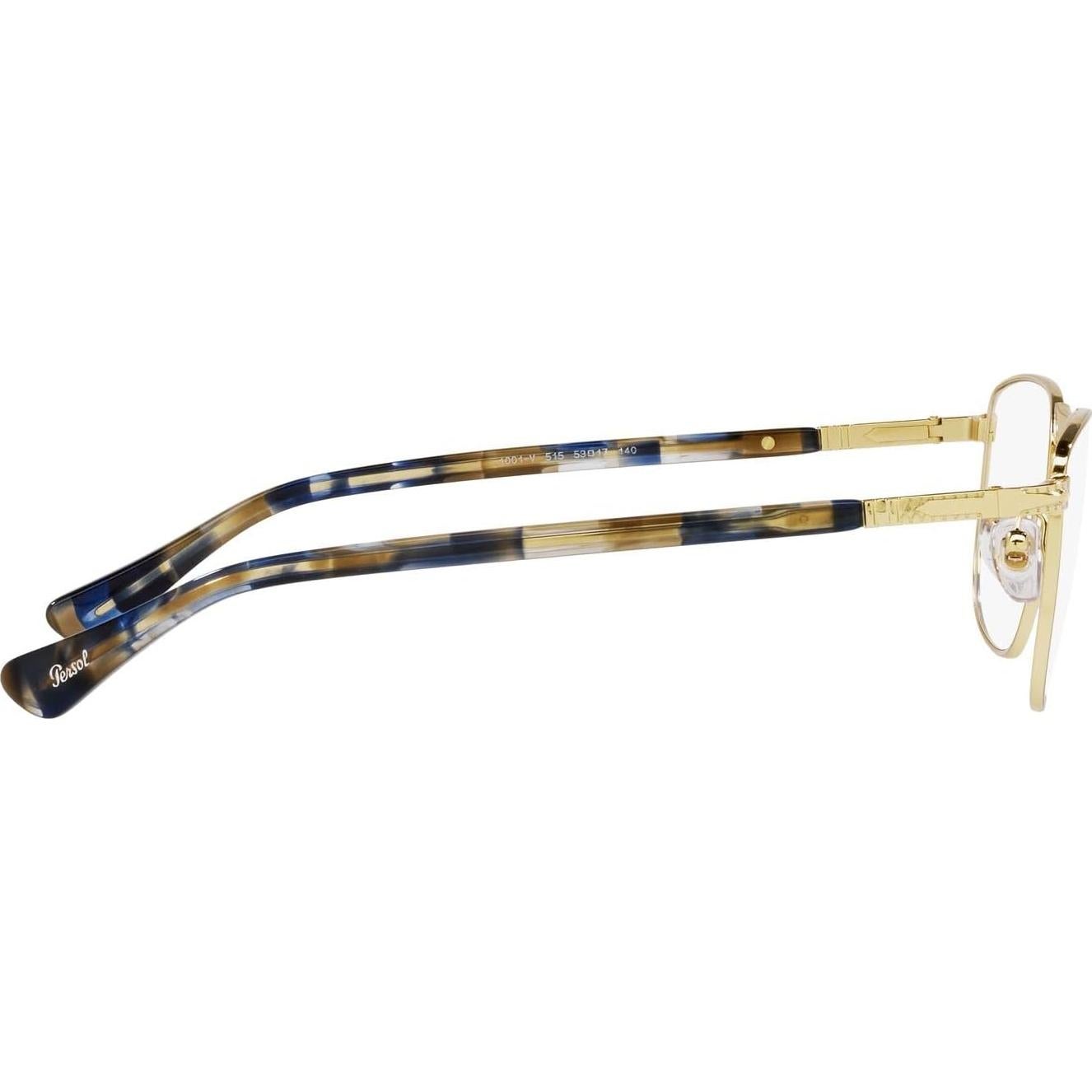 Gafas de Prescripción Persol PO1001V Cuadradas Doradas 55mm