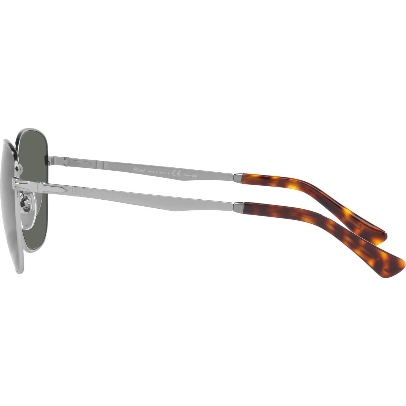 Gafas de sol cuadradas Persol PO2497S Gunmetal Verde 54mm