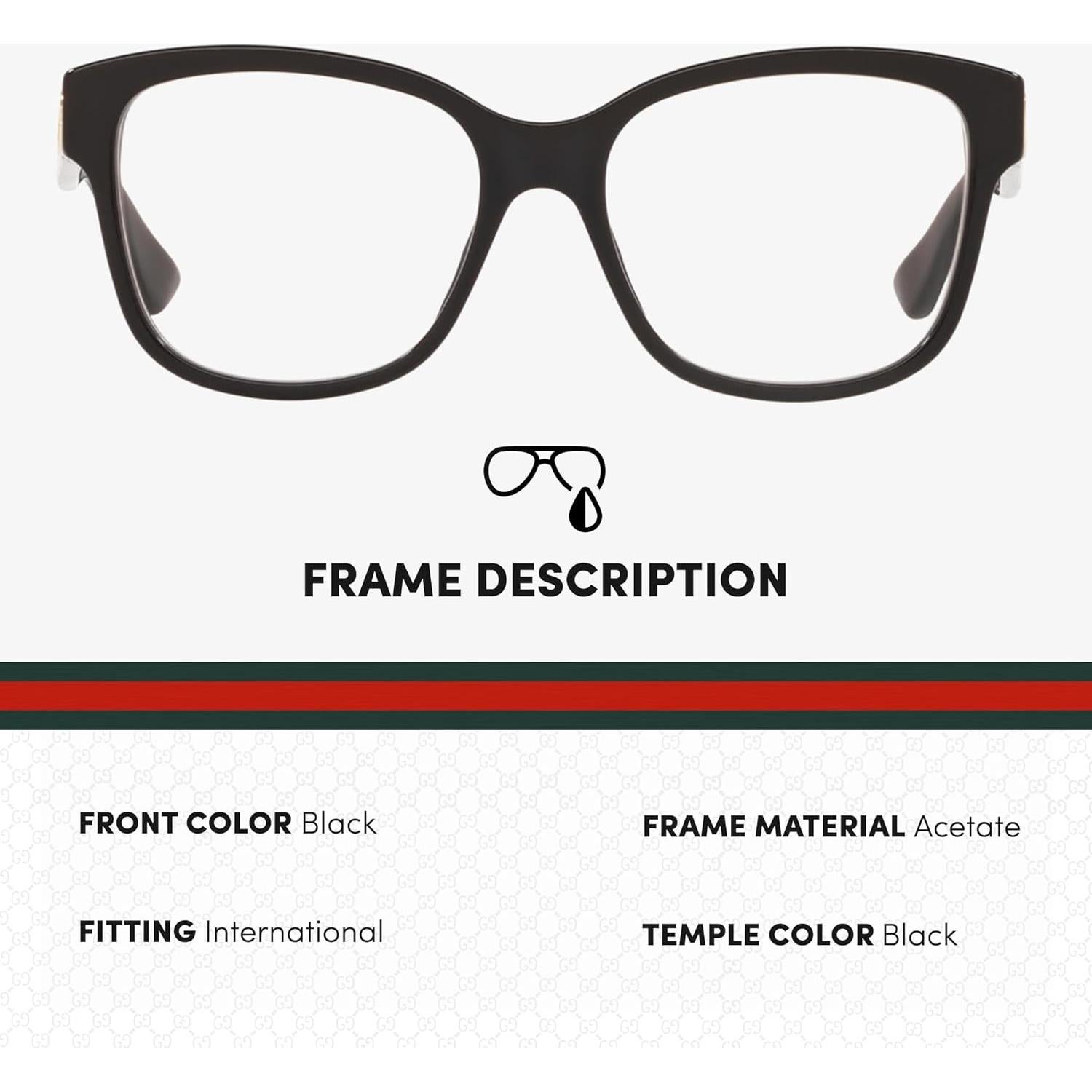 Gafas de Sol Gucci GG0038ON Cuadradas Clásicas 59.4mm