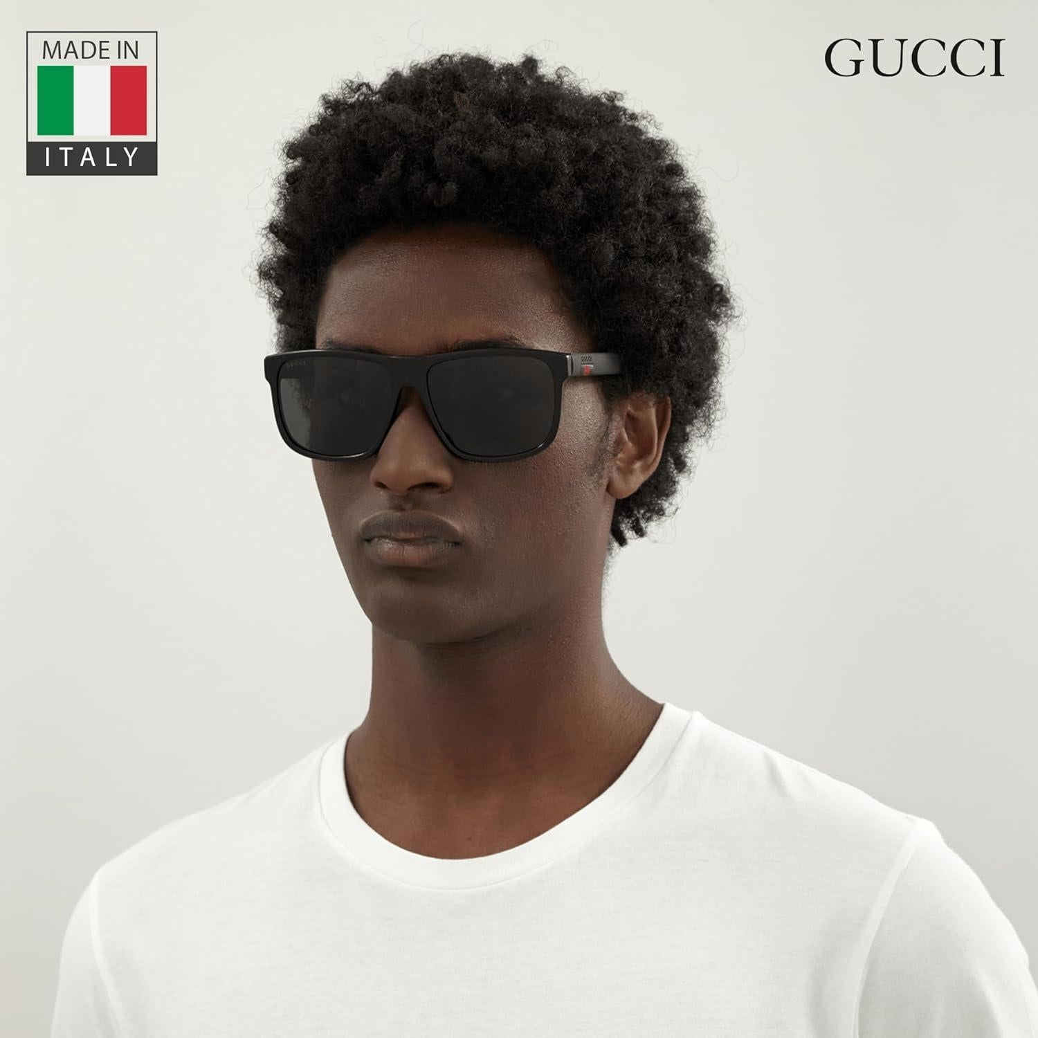 Gafas de Sol Gucci GG0010S Cuadradas con Lente Gris 58mm