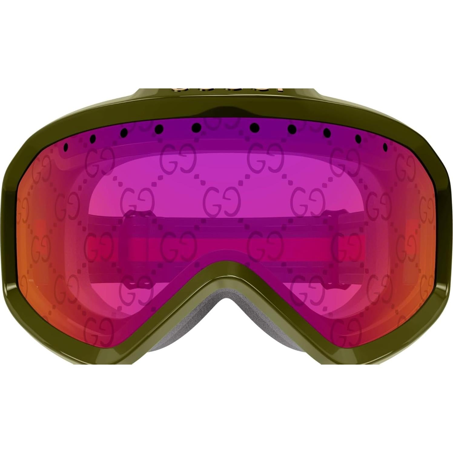 Gafas de Esquí Gucci GG1210S Verde con Rojo + Kit eSHADES