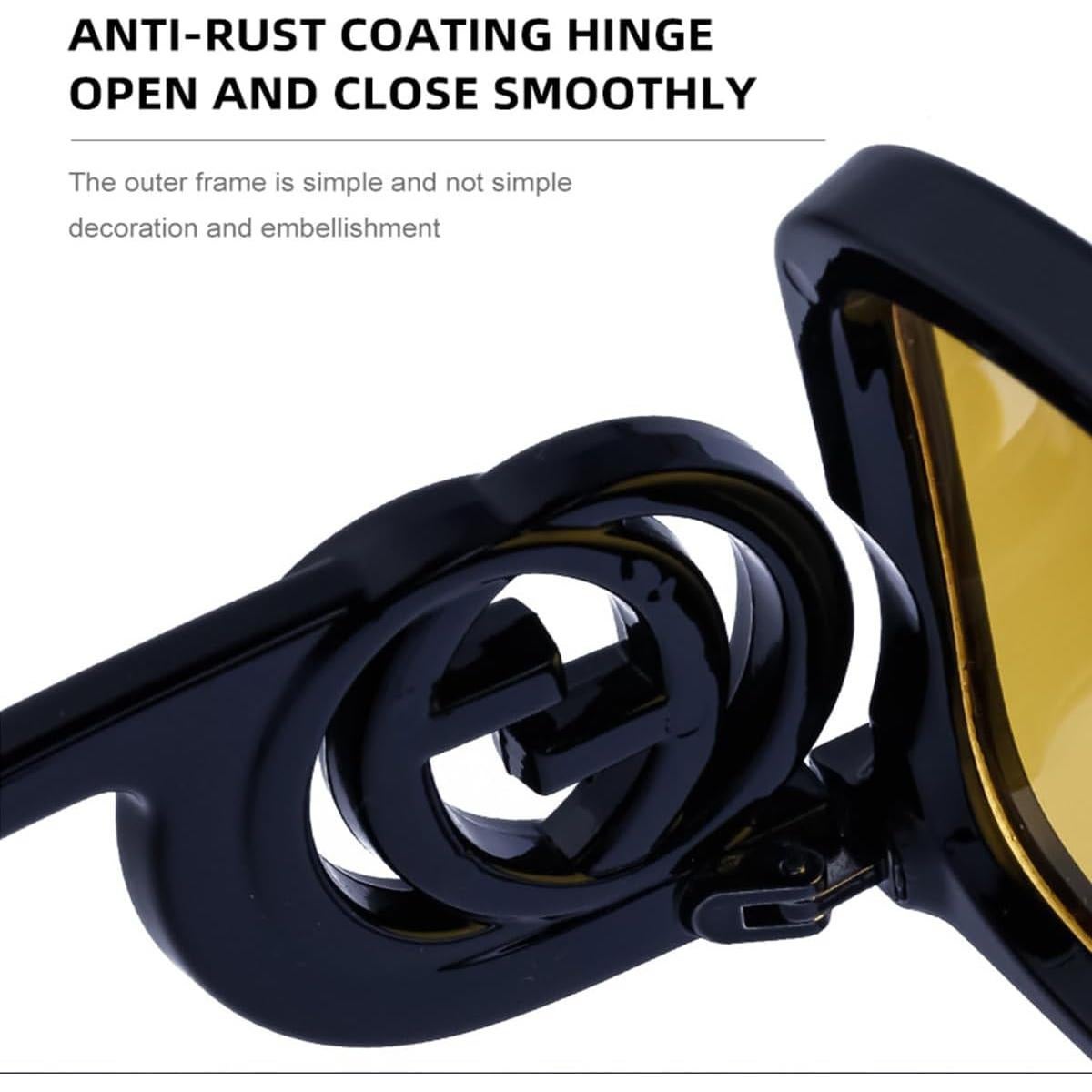 Gafas de sol grandes BCUYCF para mujeres con protección UV