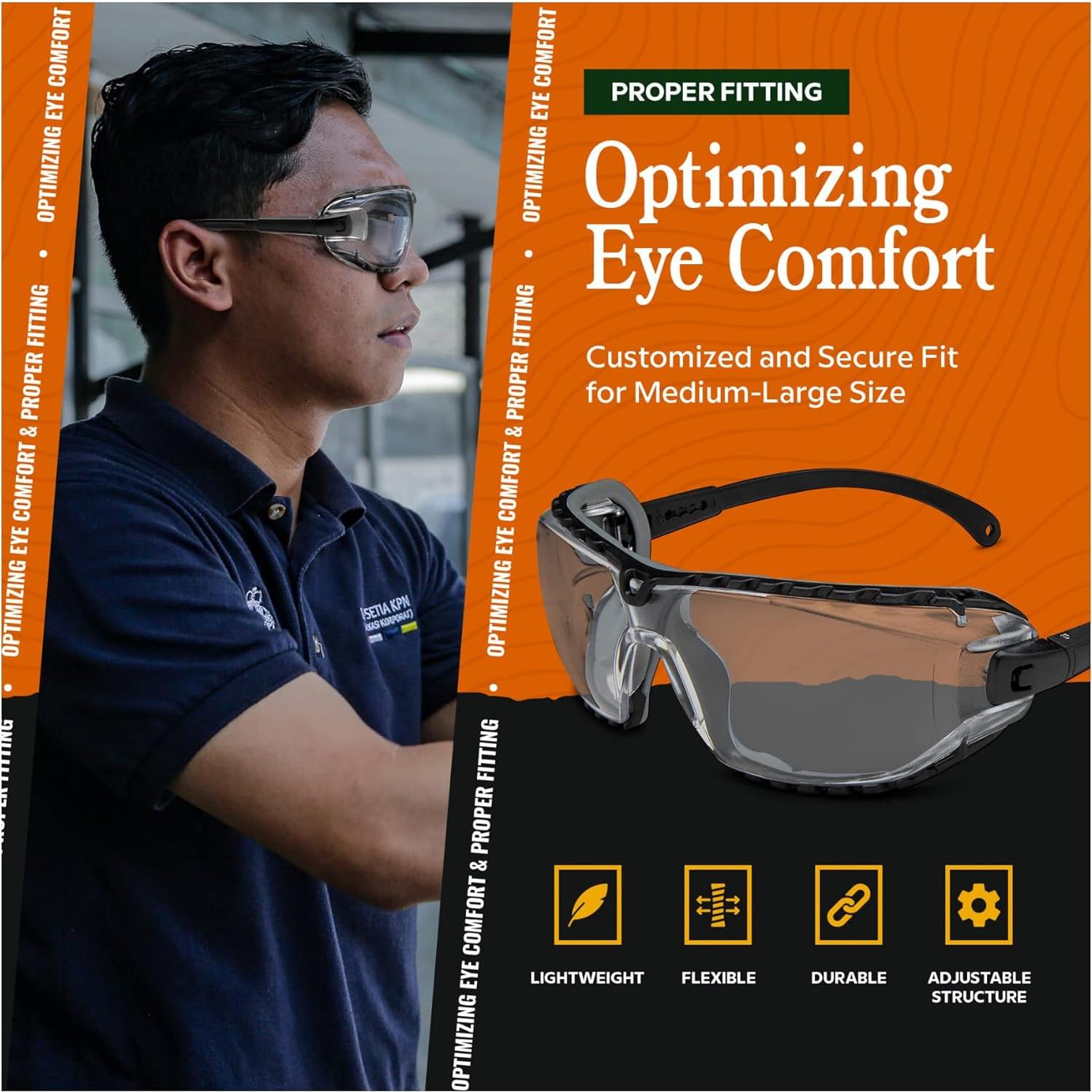 Gafas de Tiro Tácticas Below Zero BZ-BPG-C, Protección Ocular