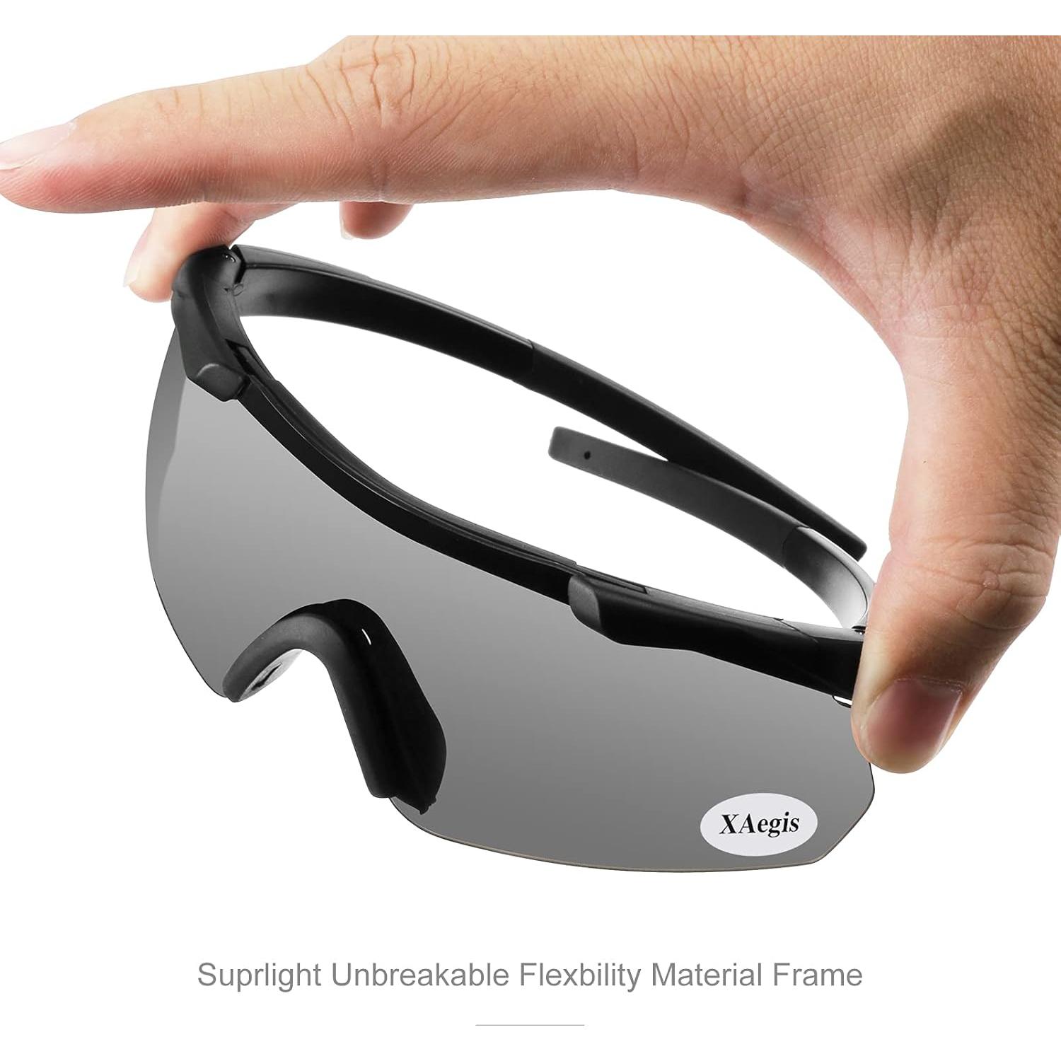 Gafas Tácticas de Tiro xaegistac UV400 con 3 Lentes Intercambiables