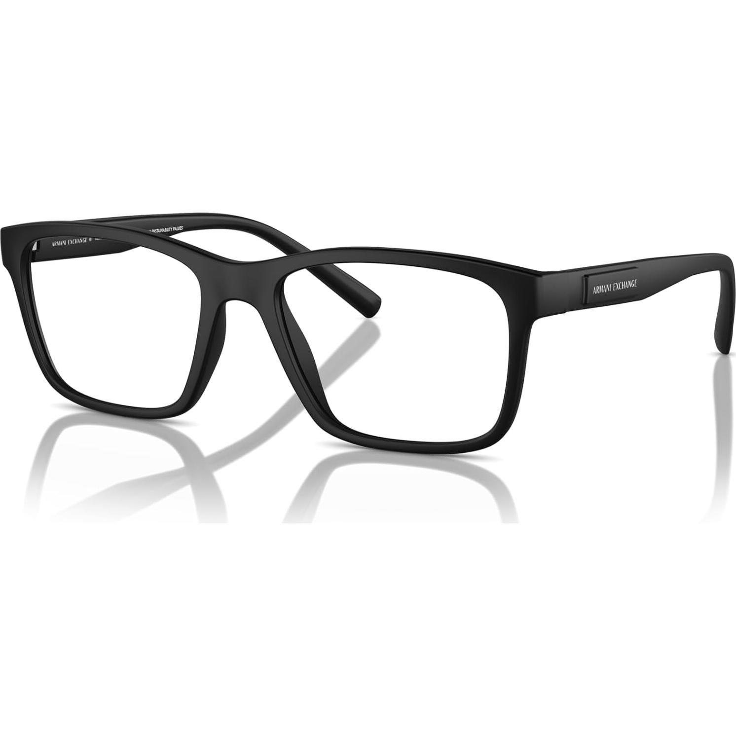 Montura de Gafas Recetadas Armani Exchange AX3114 Hombre Negro Mate