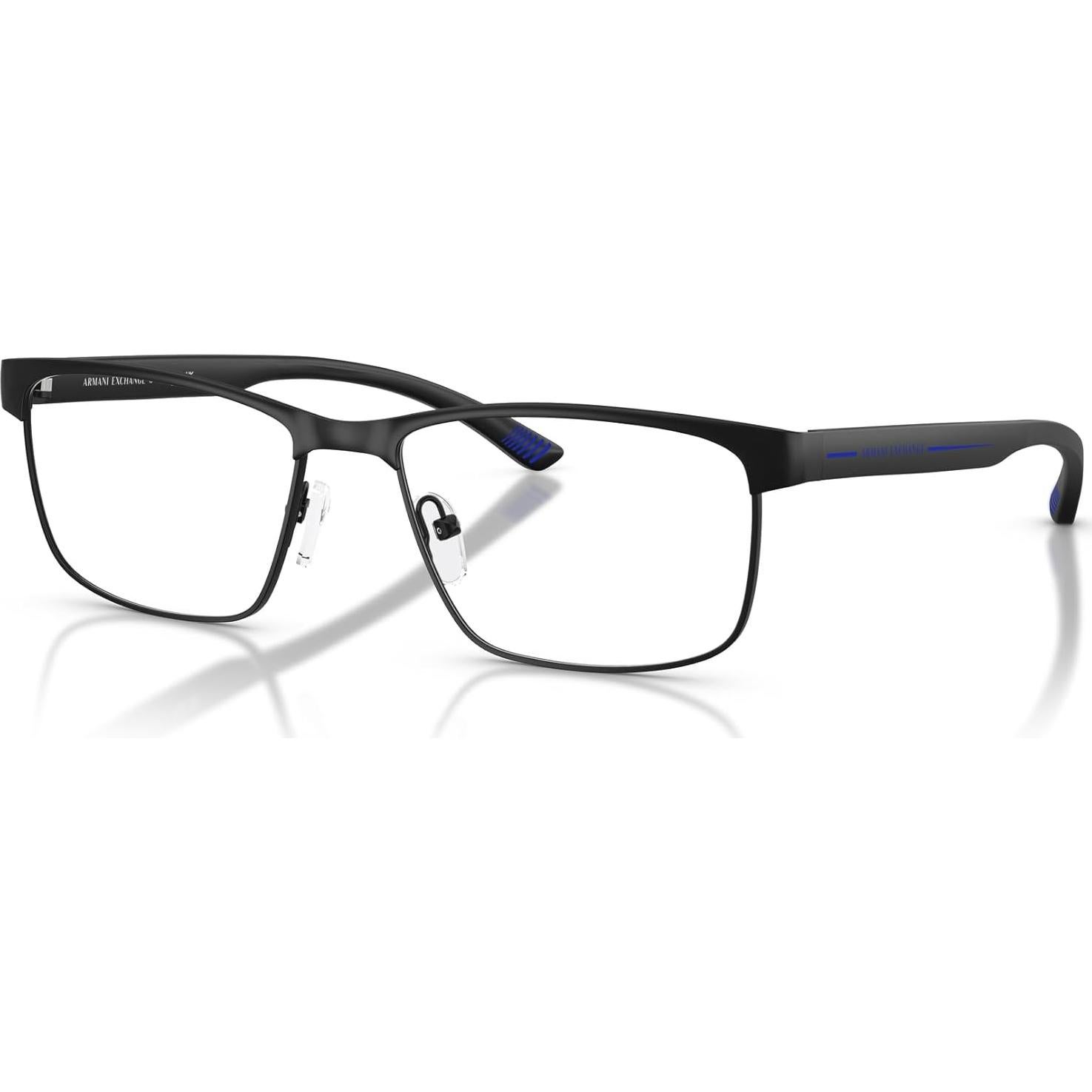 Montura de Gafas Recetadas Armani Exchange AX1070 Hombres Negro Mate