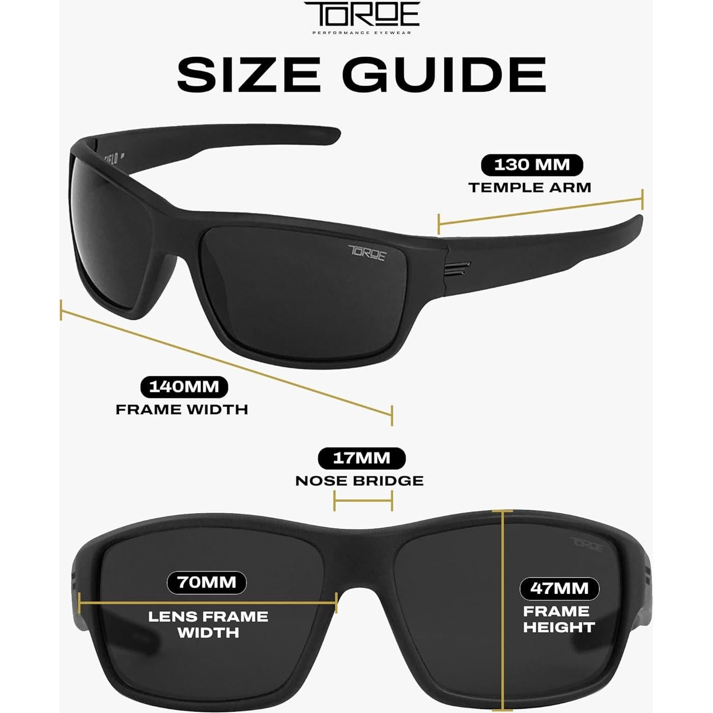 Gafas de Sol Deportivas Polarizadas TOROE Performance FIELD