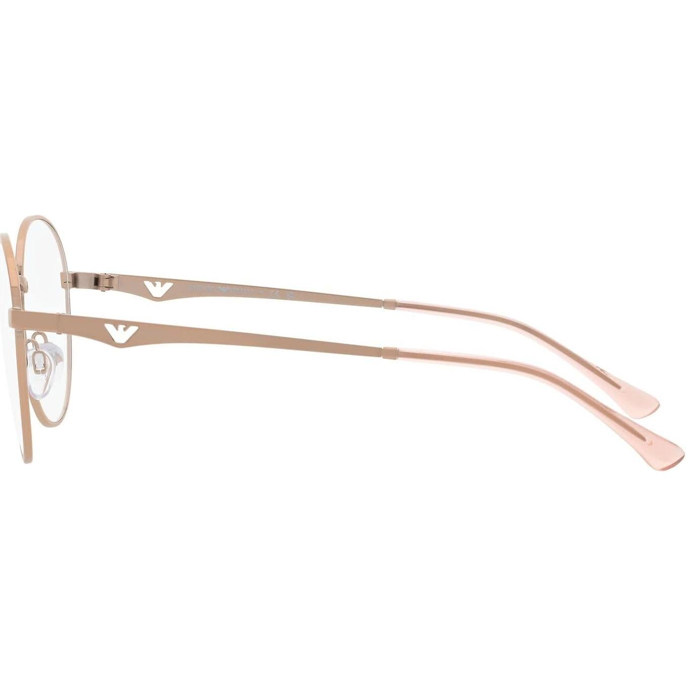 Gafas de Sol Redondas Emporio Armani EA1144 Oro Rosa 52mm