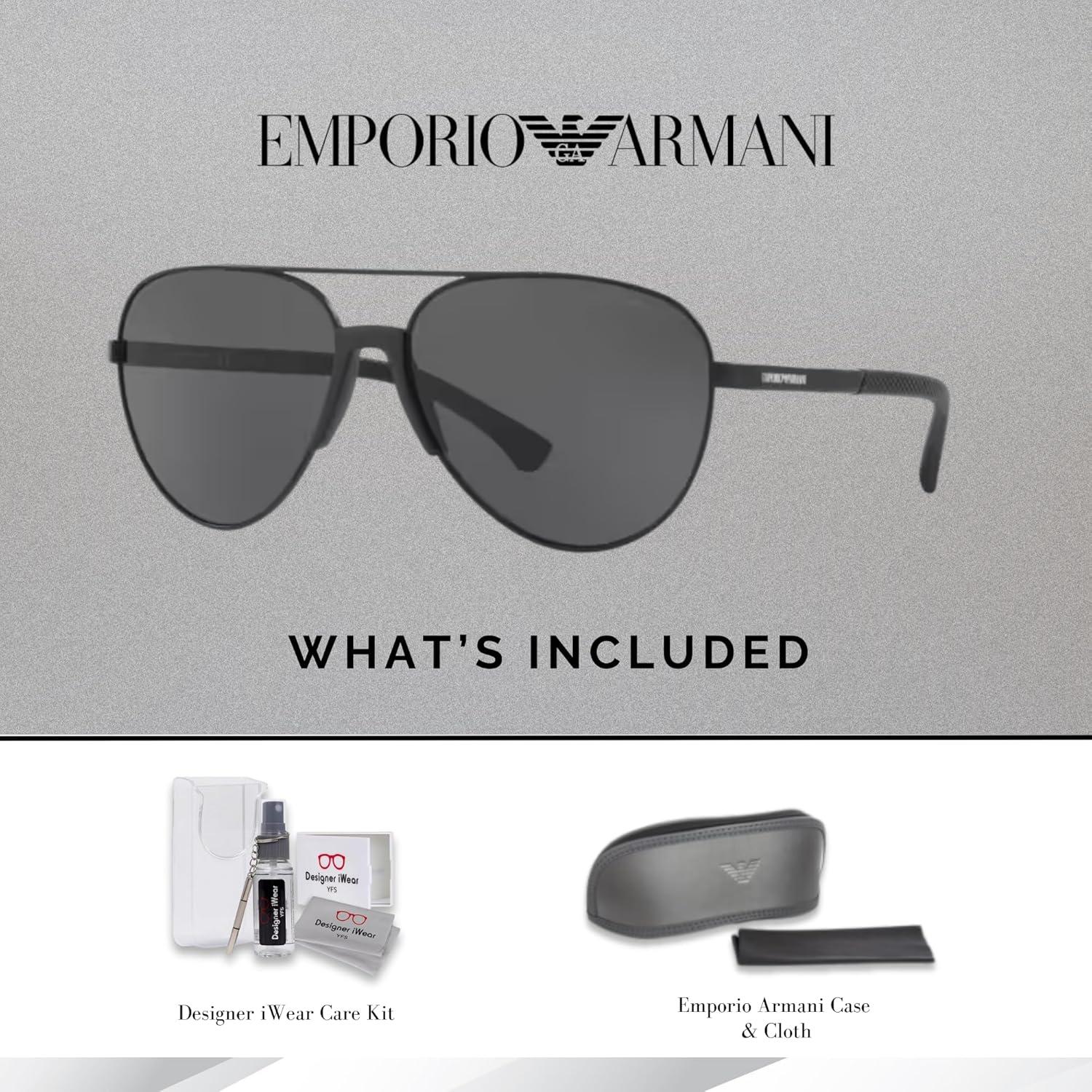 Gafas de sol Emporio Armani EA2059 Aviador para hombres con kit