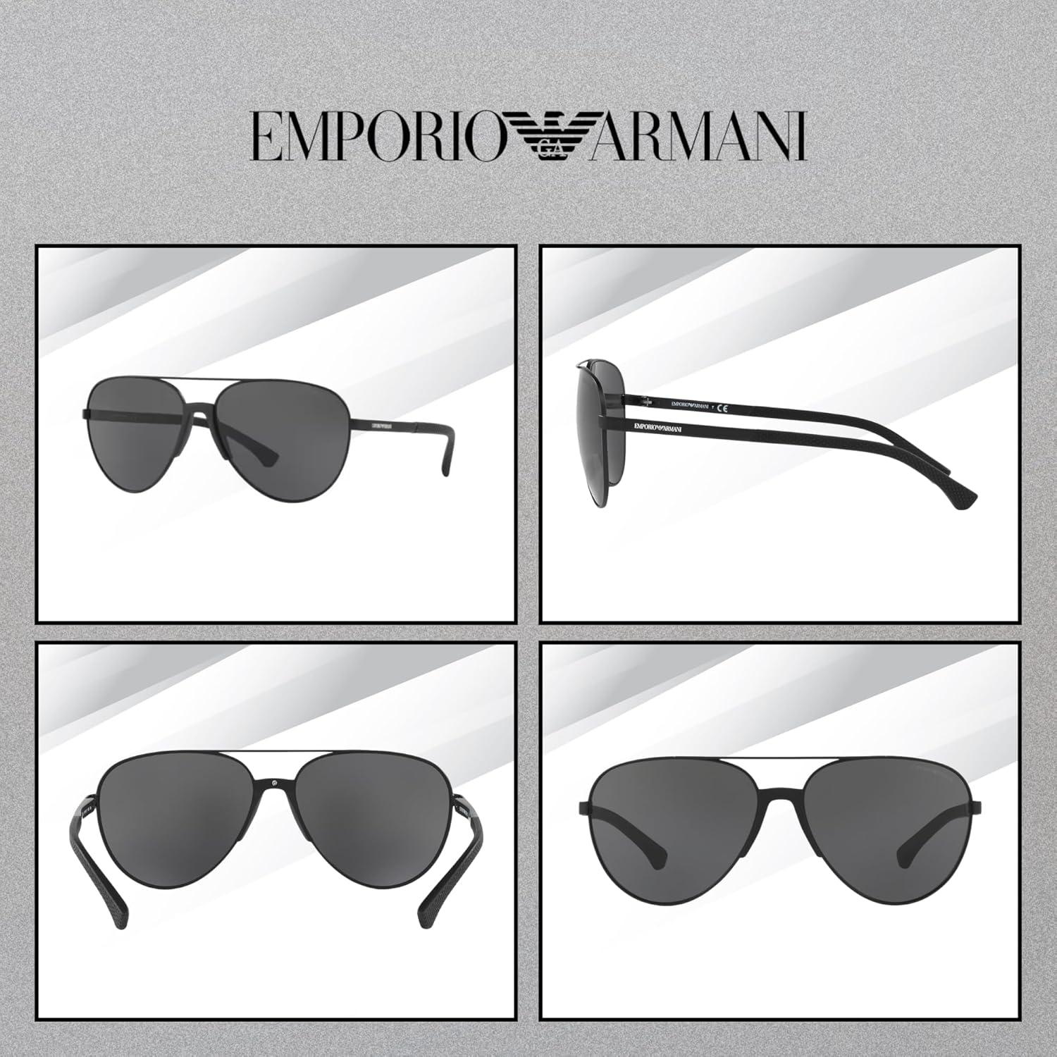 Gafas de sol Emporio Armani EA2059 Aviador para hombres con kit