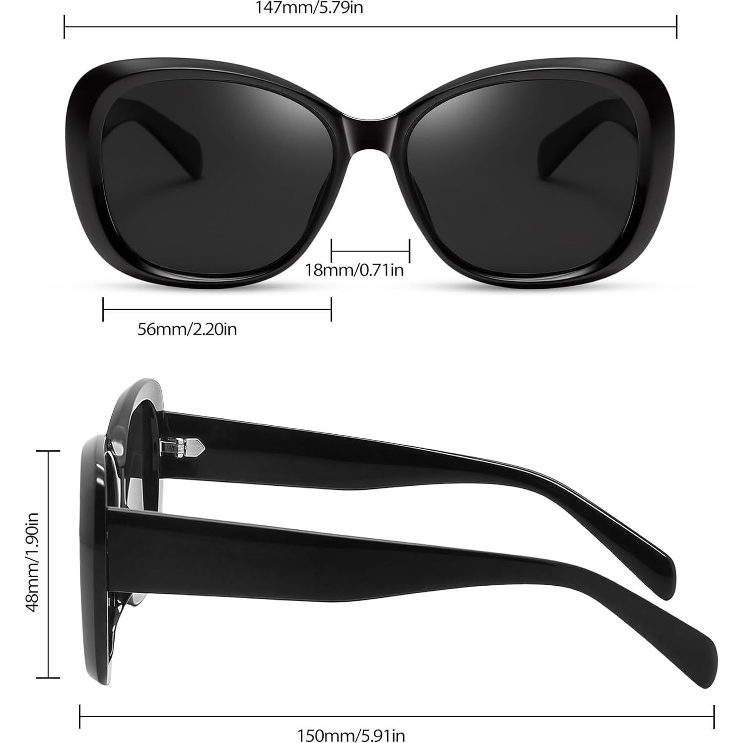 Gafas de sol Joopin grandes de acetato UV400 para mujeres