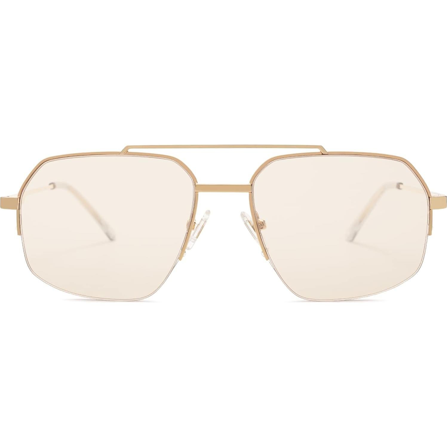 Gafas de sol aviador SOJOS UV400 unisex marco metal SJ1191