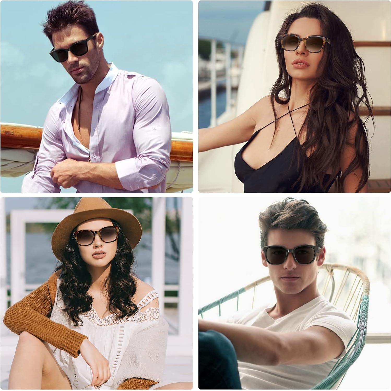 Gafas de Sol Polarizadas UV400 Hexagonales para Hombres y Mujeres