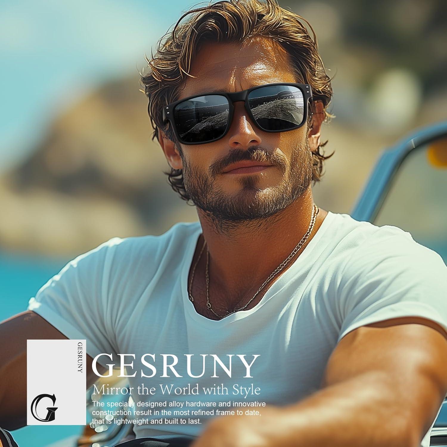 Gafas de sol polarizadas Gesruny para hombres y mujeres UV400