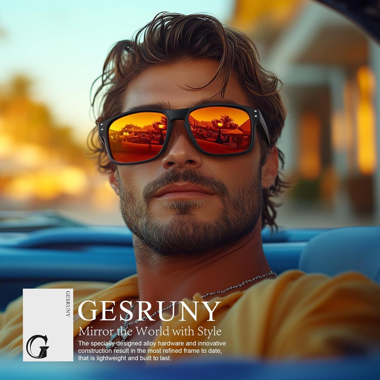 Gafas de sol polarizadas Gesruny para hombres y mujeres UV400