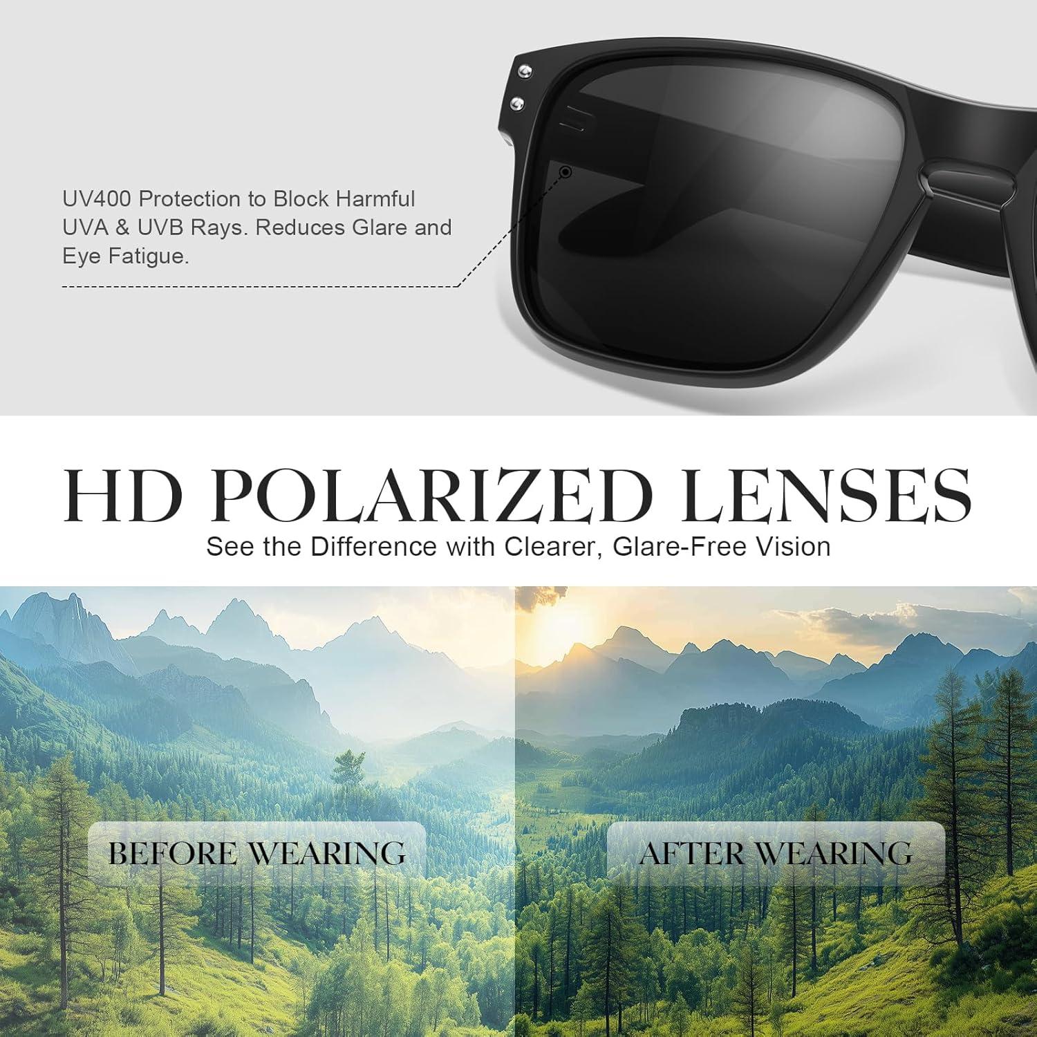 Gafas de sol polarizadas Gesruny para hombres y mujeres UV400