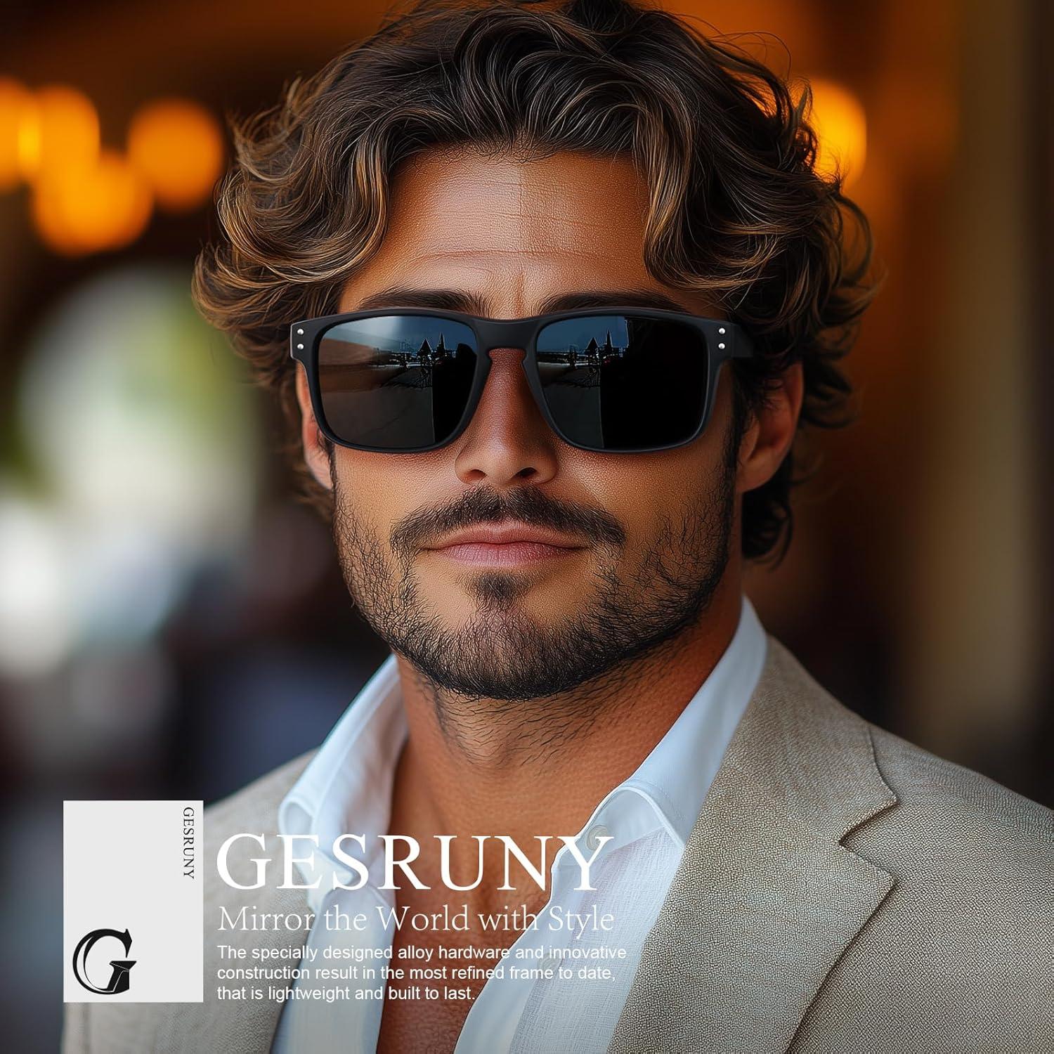Gafas de sol polarizadas Gesruny para hombres y mujeres UV400